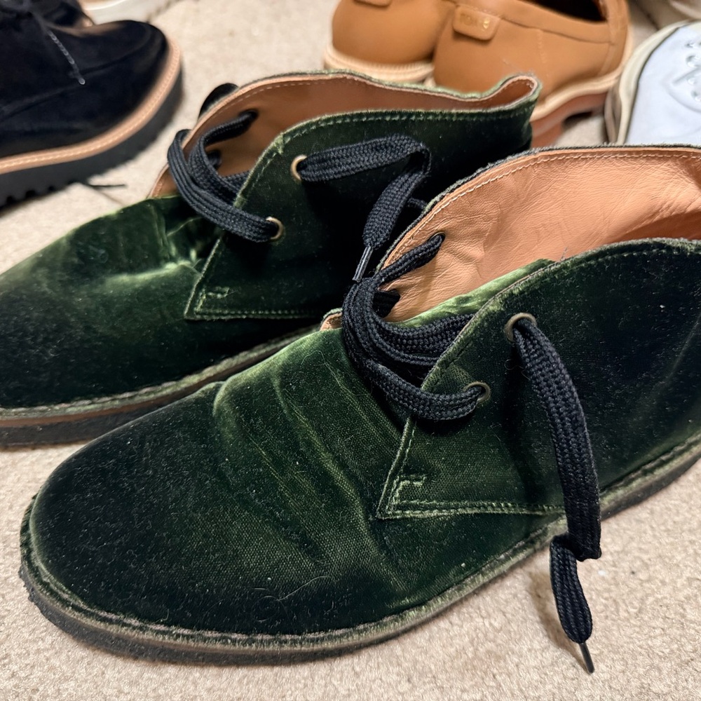 Green Velvet Women’s Shoes